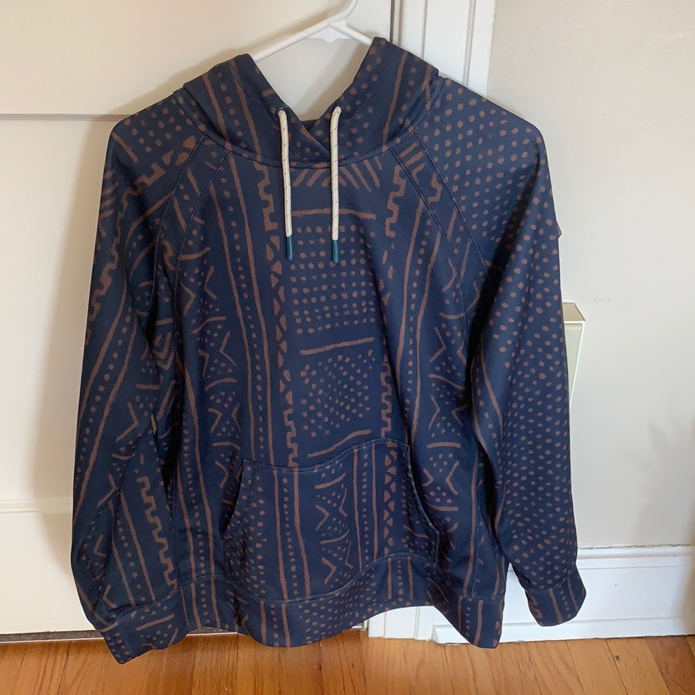 Burton DWR patterned hoodie